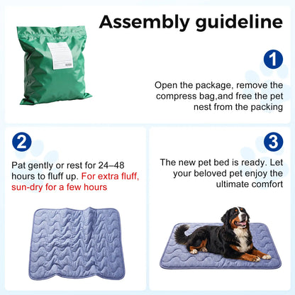 Large Chill Mat — Instant Cooling Pad for Dogs, No Ice or Electricity Needed