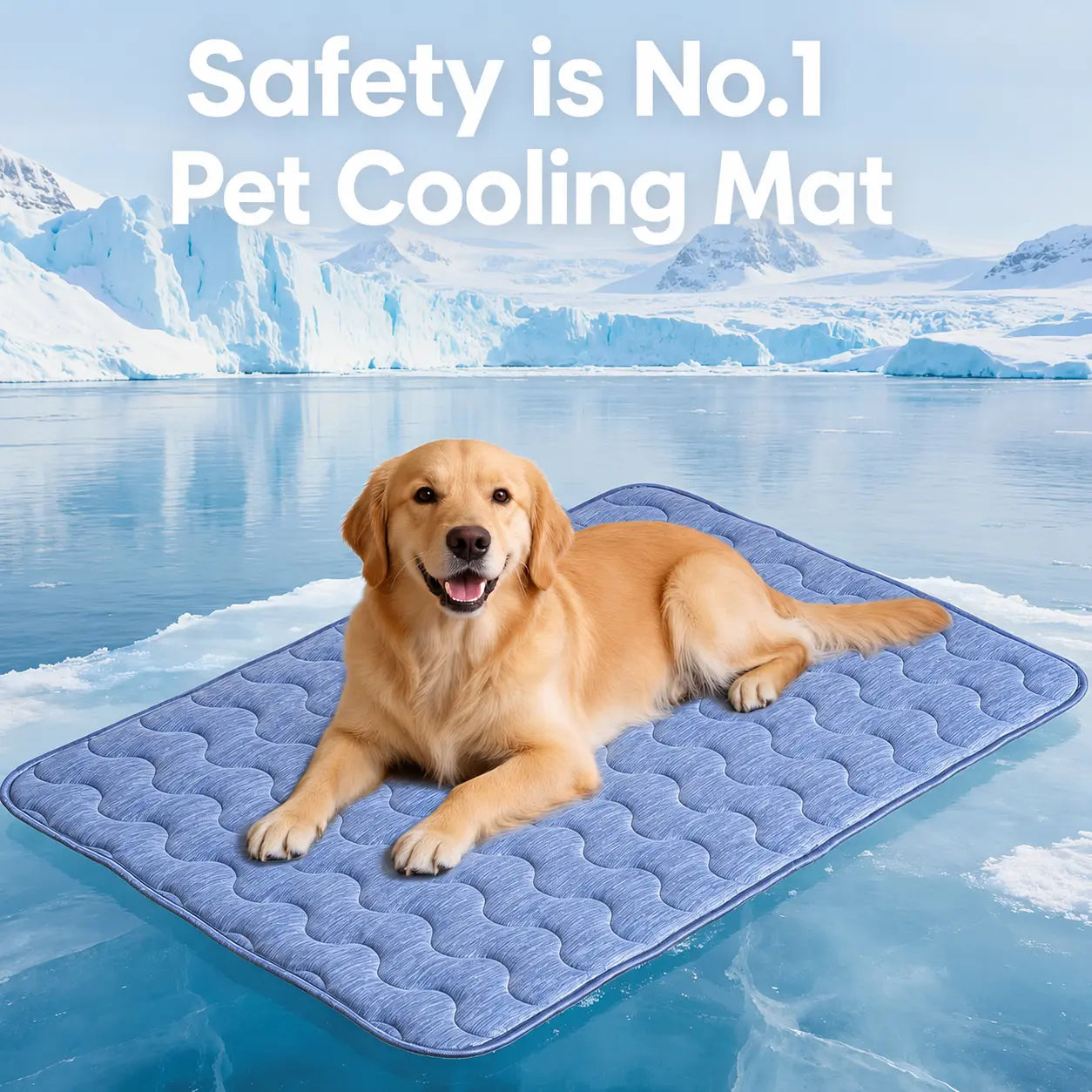 Large Chill Mat — Instant Cooling Pad for Dogs, No Ice or Electricity Needed