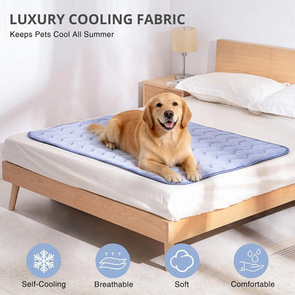 Large Chill Mat — Instant Cooling Pad for Dogs, No Ice or Electricity Needed